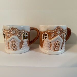 Coffee Mug. By Peppermint And Pine With Snow Stars.